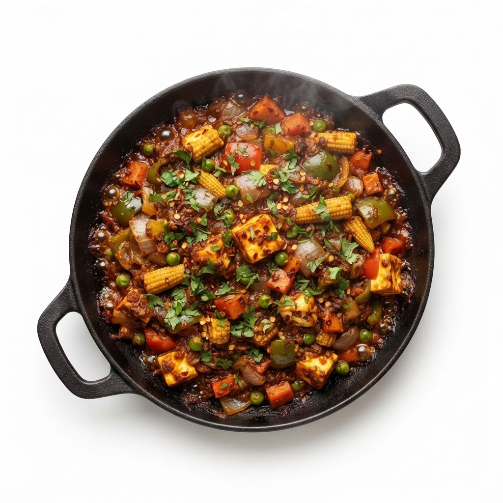 Veg Sizzler Tawa Masala